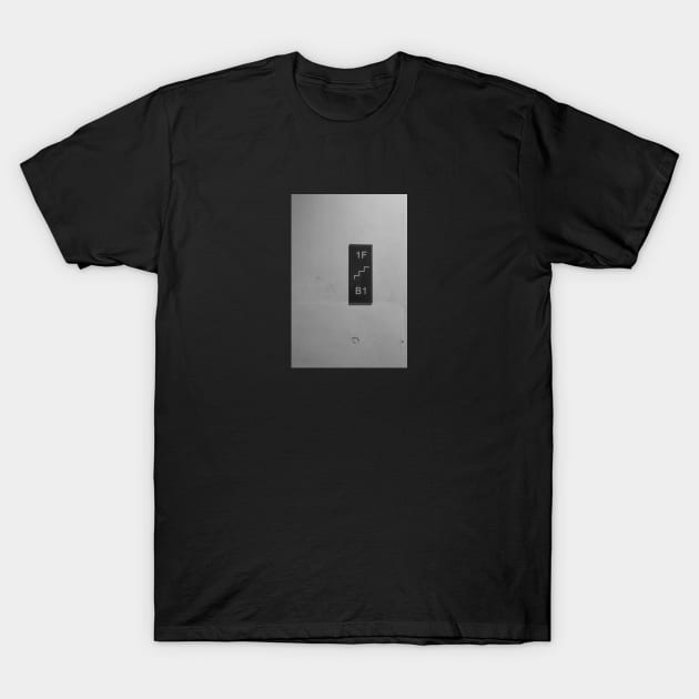 To Basement T-Shirt by opticpixil